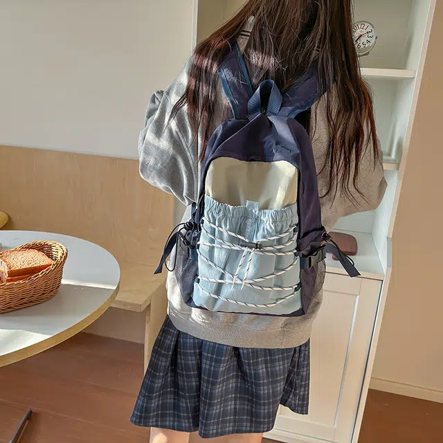 垣途者 街头潮流休闲 尼龙 双肩包 男女同款情侣款 多色