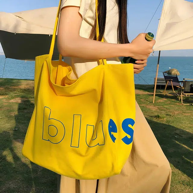 垣途者 日系小清新托特包 帆布 大容量帆布包单肩包 常规 女款 多色