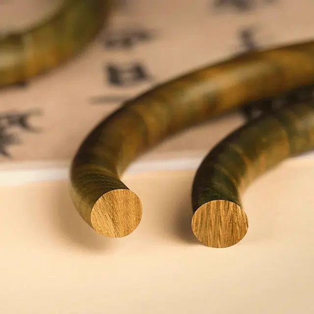 一世倾 招财纳福诸事顺遂招正缘旺桃花转运镯复古名族风平安镯旗袍汉服配饰禅意礼盒好运 檀木 手镯 男女同款情侣款
