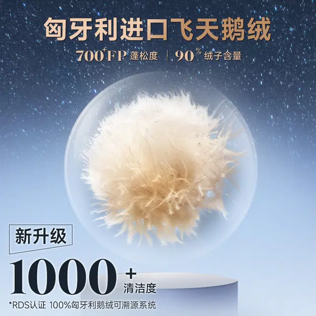 高梵 时尚洋气休闲百搭加厚连帽纯色羽绒服 皇家蓝 青少年