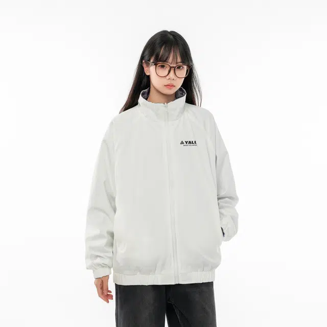 雅鹿 两面穿宽松格子百搭时尚双面穿休闲潮流夹克外套 男女同款