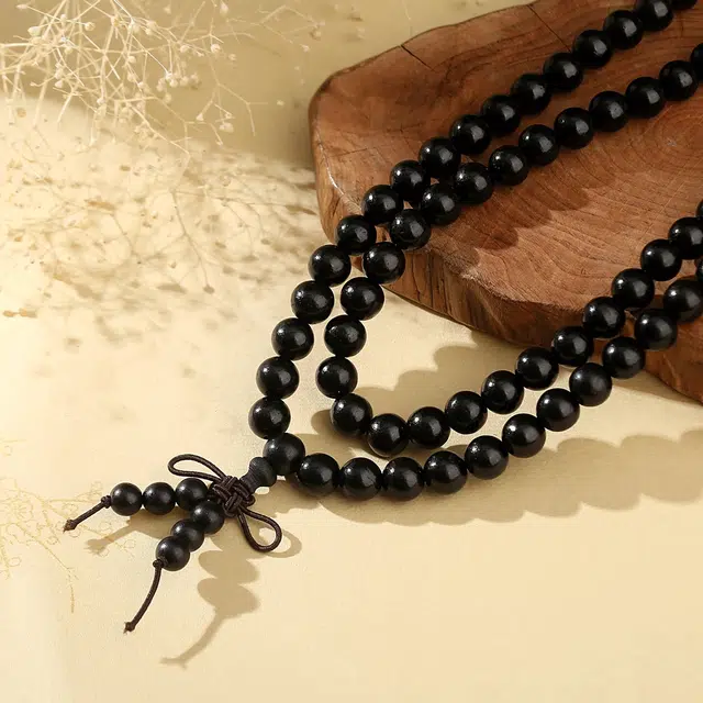 琢玉居 新中式复古 文玩佛珠 盘串 #好运 考研上岸 黑檀 手串 男女同款情侣款