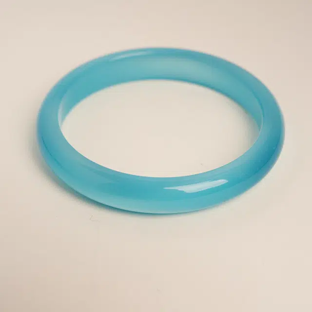 【收藏赠精致小元宝】 琢玉居 新中式古典白月光 学院风 冰沁海月 夏日显白 温婉高级感 好运 旗袍汉服配饰 琉璃 手镯 女款