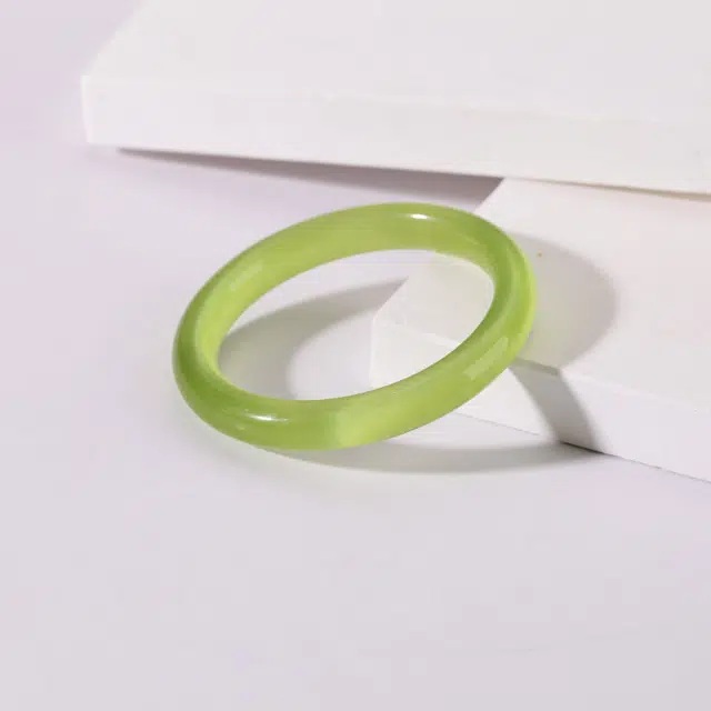 【收藏赠精致小元宝】 琢玉居 新中式古典白月光 学院风 微光薄荷 夏日显白 温婉高级感 好运 旗袍汉服配饰 琉璃 手镯 女款