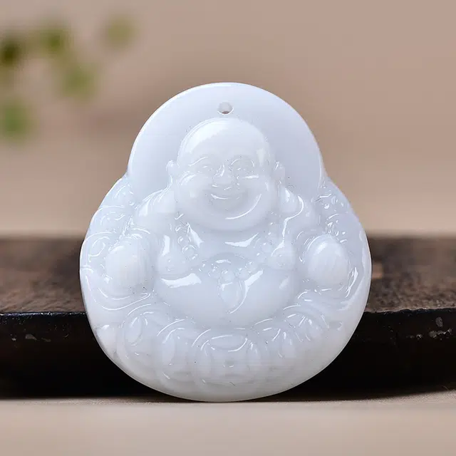 琢玉居 弥勒佛系列 小众寓意 新中式潮国风复古百搭简约 平安喜乐 好运 琉璃 吊坠 女款