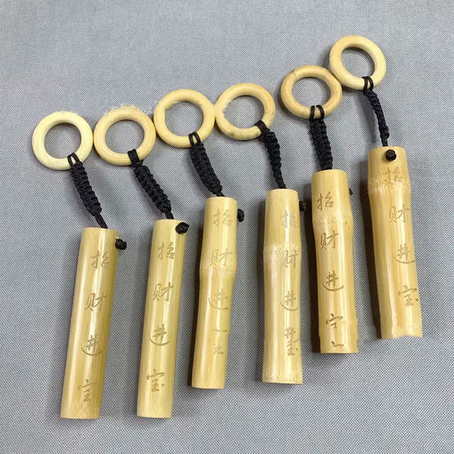 琢玉居 精品雕刻 一鸣惊人鸿运当头#好运 竹木 木作把件 男女同款情侣款