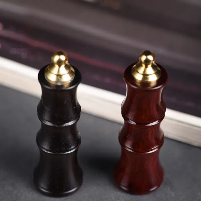 琢玉居 节节高升招财转运竹节鸿运当头#好运 檀木 手把件 男女同款情侣款