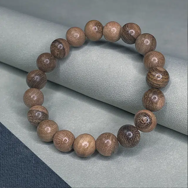 琢玉居 文玩佛珠 转运珠串珠 复古国潮手饰 文艺风 简约风 招财纳福 单圈#好运 金丝檀木 手串 男女同款情侣款