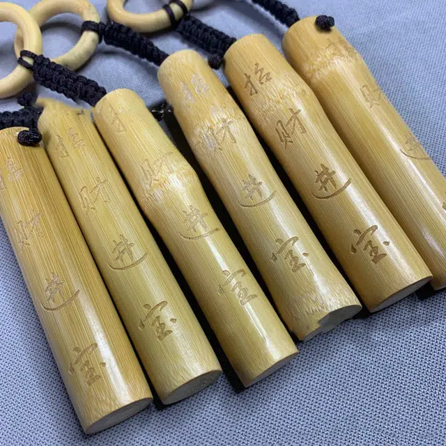 琢玉居 精品雕刻 一鸣惊人鸿运当头#好运 竹木 木作把件 男女同款情侣款