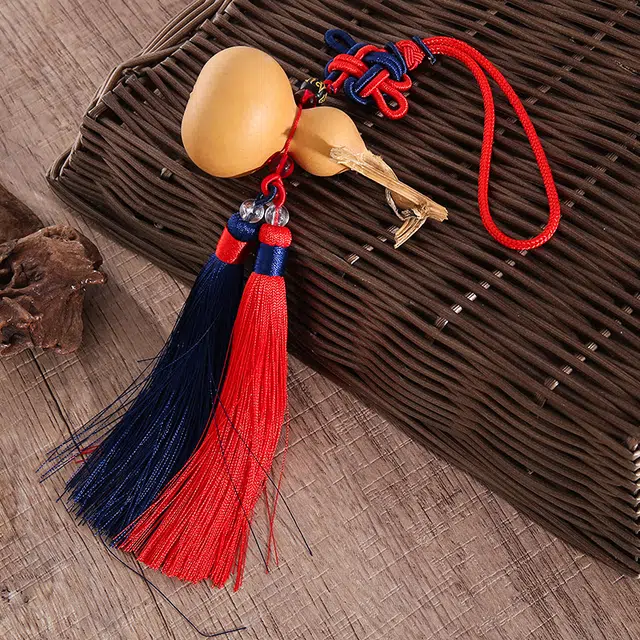 琢玉居 福禄客厅玄关大门门对门卧室家居挂饰手工编织车摆件 葫芦 挂件 男女同款情侣款