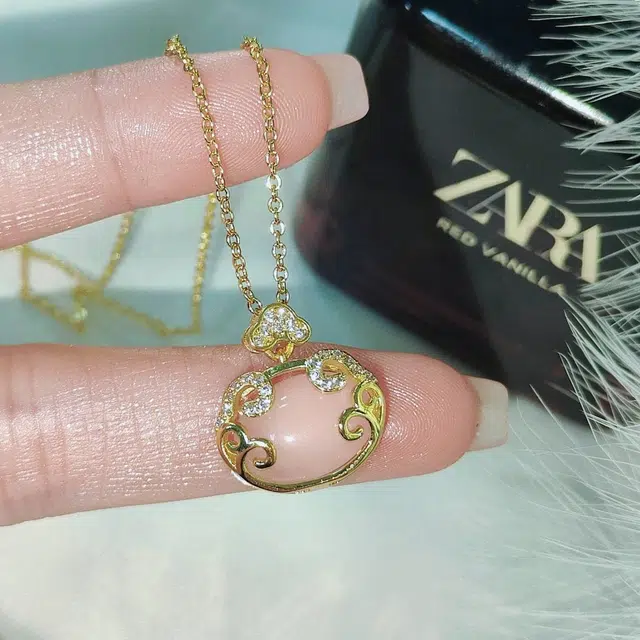 【岁岁平安】 琢玉居 如意长命锁 新中式国潮 锁骨链 日常百搭 好运配饰 琉璃 项链 女款