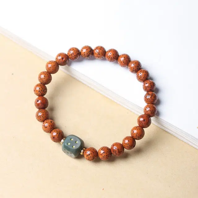 書卓 精致简约气质百搭搭配骰子 星月菩提 手串 男女同款情侣款