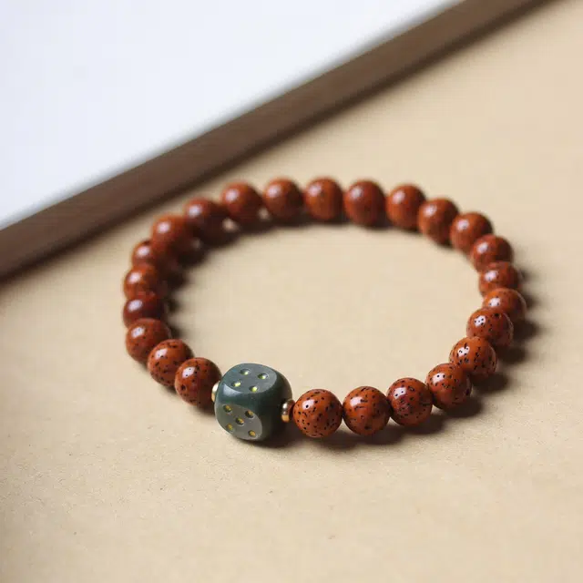 書卓 精致简约气质百搭搭配骰子 星月菩提 手串 男女同款情侣款