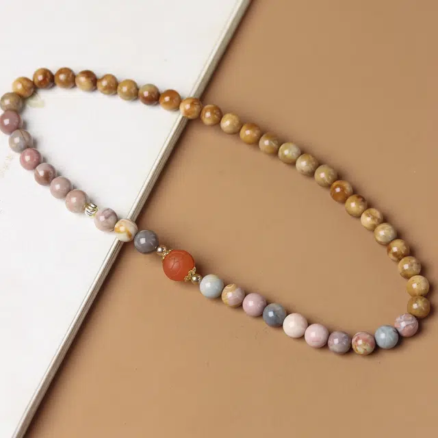 書卓 新中式国风气质  高档平安  手工打磨  富甲天下 库克 手串 男女同款情侣款