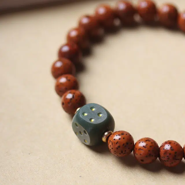 書卓 精致简约气质百搭搭配骰子 星月菩提 手串 男女同款情侣款