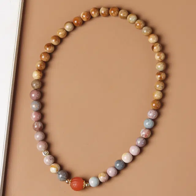 書卓 新中式国风气质  高档平安  手工打磨  富甲天下 库克 手串 男女同款情侣款