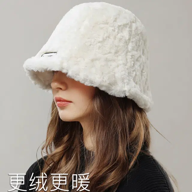 俞兆林 秋冬 冬季 韩版 防风 显脸小 挡耳朵 聚酯纤维 渔夫帽 男女同款情侣款 白色 米色 黑色