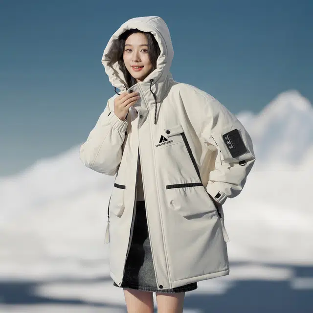 SNOW FLYING