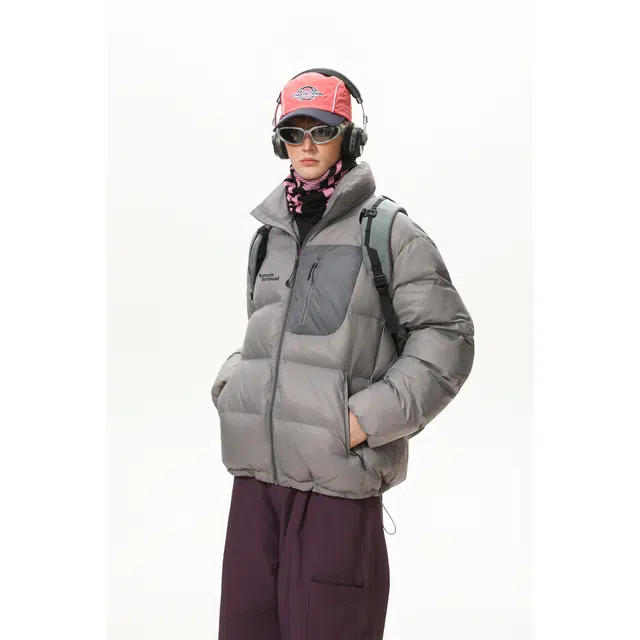 普鲁士多特蒙德 立领面包冬季保暖百搭棉服 男女同款