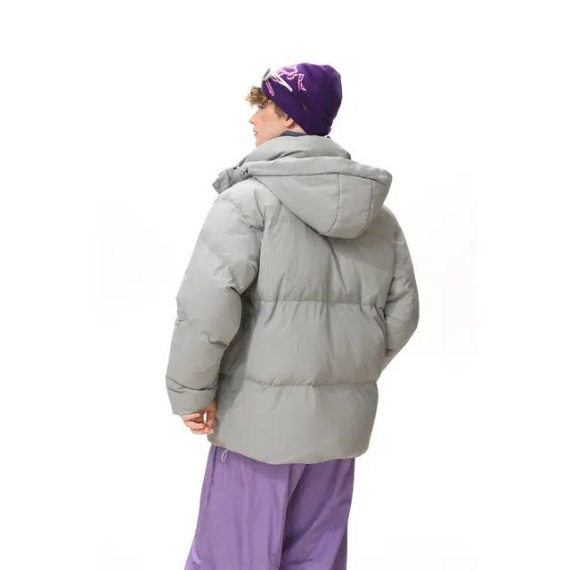 普鲁士多特蒙德 简约连帽百搭保暖通勤棉服 男女同款