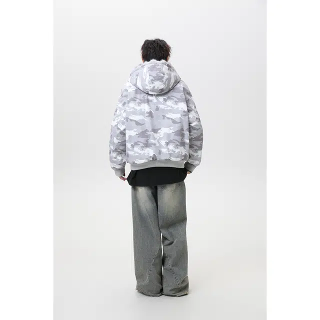 普鲁士多特蒙德 美式座山雕毛领加厚保暖棉服 男女同款