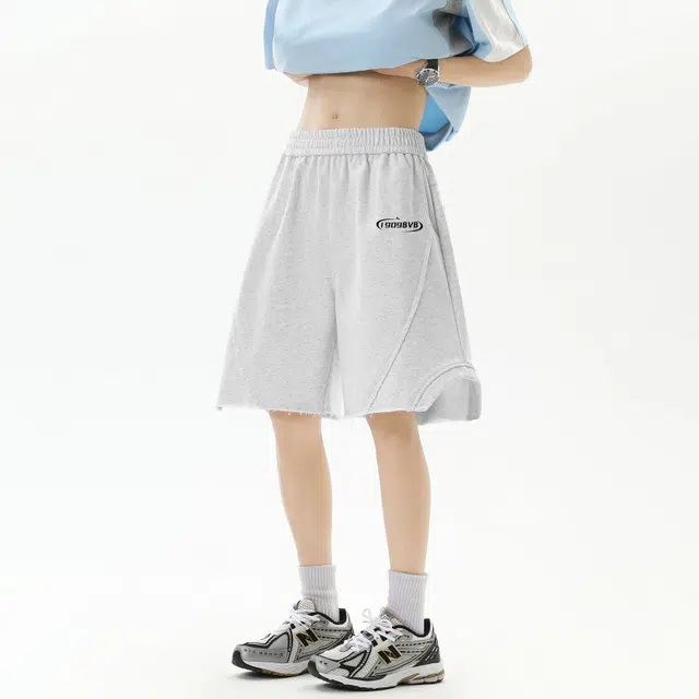 普鲁士多特蒙德 宽松透气五分户外篮球运动休闲短裤 男女同款