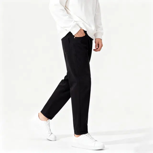 FAIRWHALE 2025 Retro Tapered Jeans