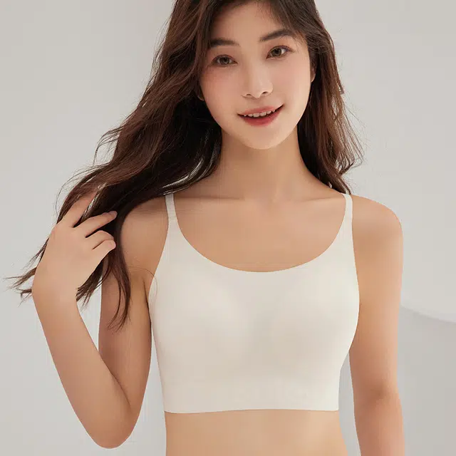 健将 无痕粉底液小胸聚拢内衣隐形舒适提拉防下垂美背文胸 女款