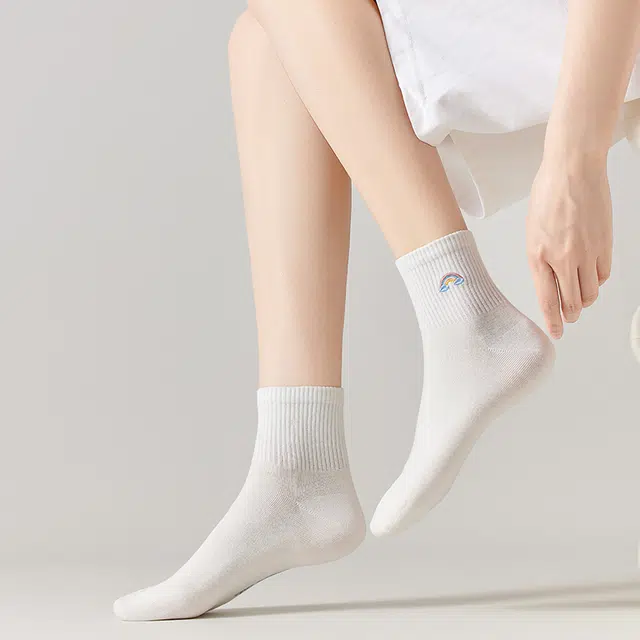 健将 防臭少女学院风中筒袜 女款 礼袋组合装