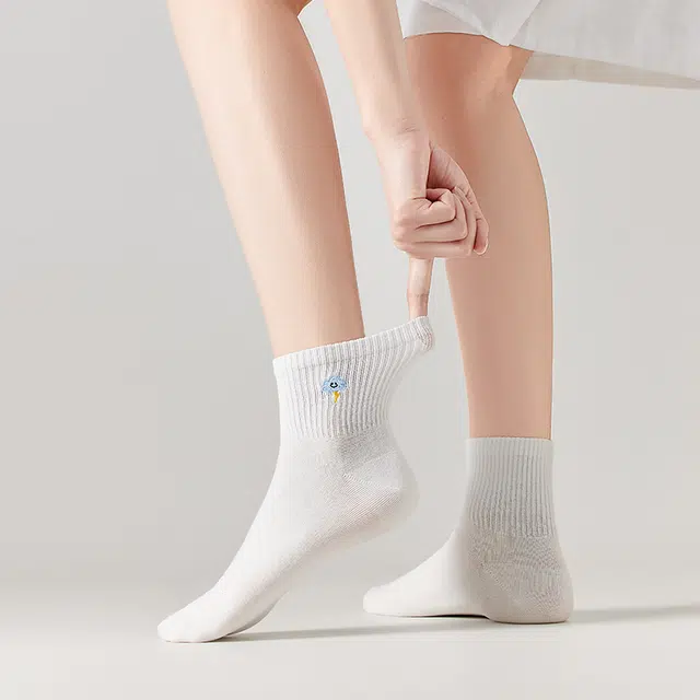 健将 防臭少女学院风中筒袜 女款 礼袋组合装