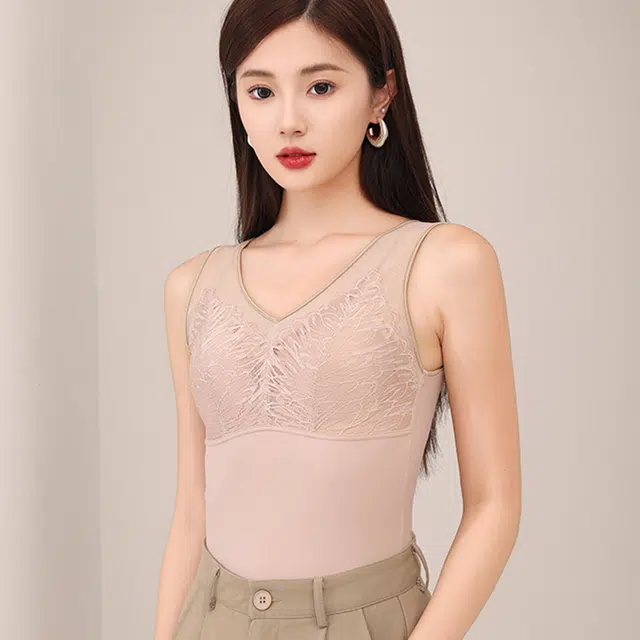 健将 高弹修身护肚暖胃柔软舒适免穿文胸保暖上装 女款