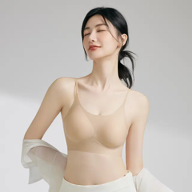 健将 粉底液内衣薄款无痕美背可外露吊带细肩带隐形聚拢胸罩文胸 女款