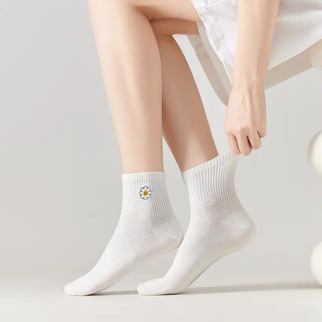 健将 防臭少女学院风中筒袜 女款 礼袋组合装