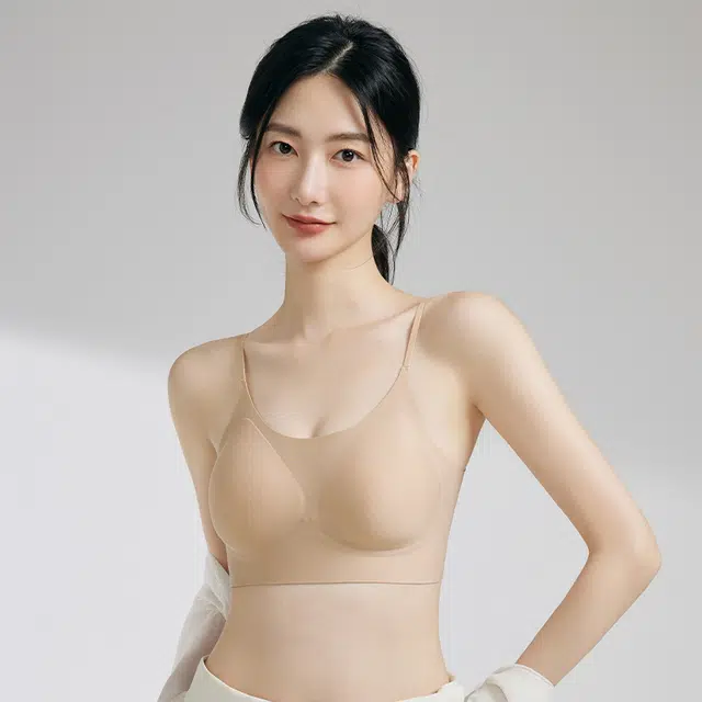 健将 粉底液内衣薄款无痕美背可外露吊带细肩带隐形聚拢胸罩文胸 女款