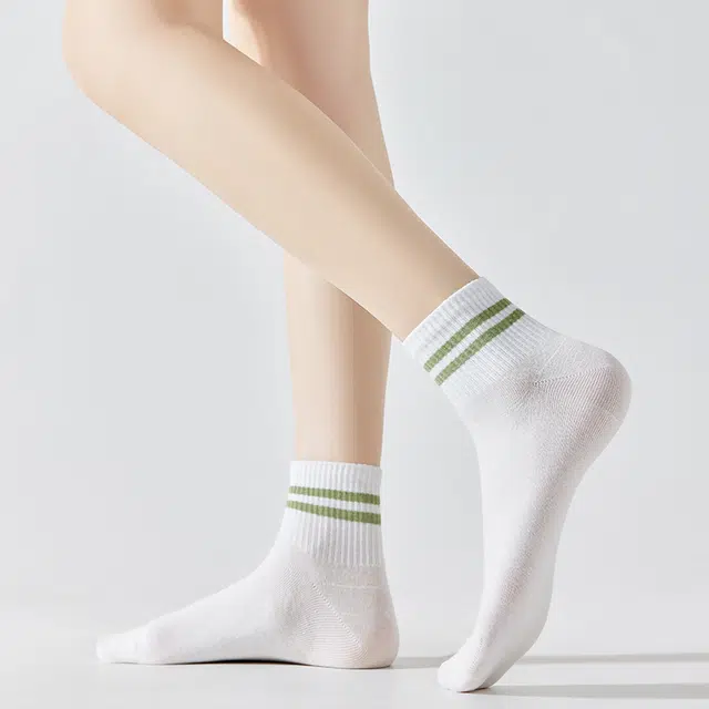 健将 吸汗透气抗菌防臭舒适中筒袜 女款 礼袋组合装