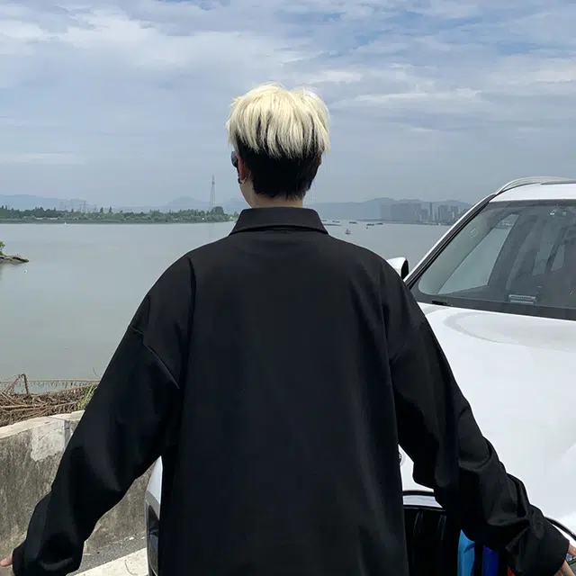 头号青年 韩系松弛感低调质感简约藏肉长袖卫衣 男款