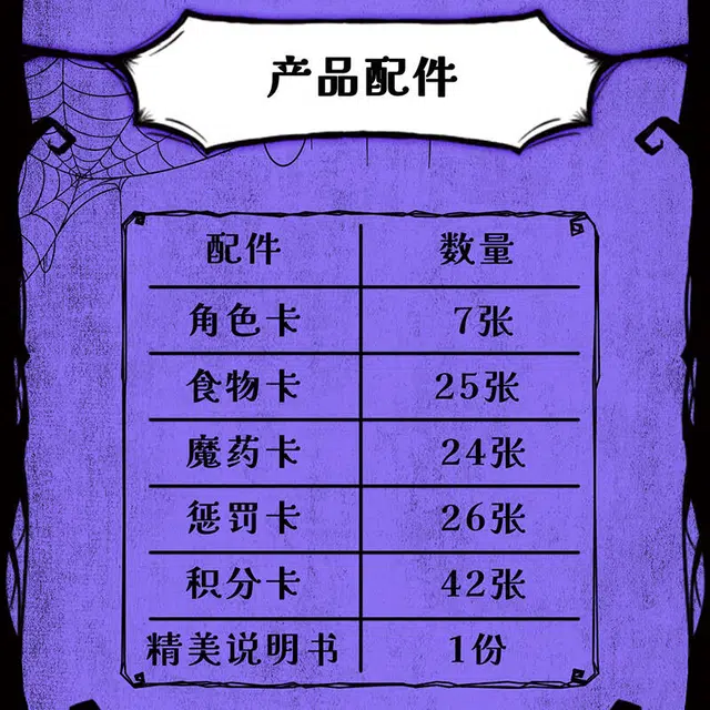 紫湖 女巫的毒药休闲对战娱乐搞笑游戏卡牌 其他桌游