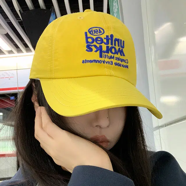 雅鹿 薄款速干透气户外出行遮阳防晒时尚潮流学生休闲百搭宽檐显脸小显白 棉 鸭舌帽 男女同款情侣款