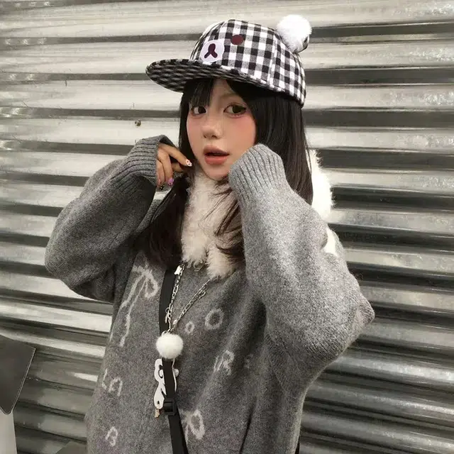 雅鹿 可爱卡通小熊耳朵 户外出行防晒遮阳 时尚潮流百搭大头围显脸小 棉 棒球帽 男女同款情侣款