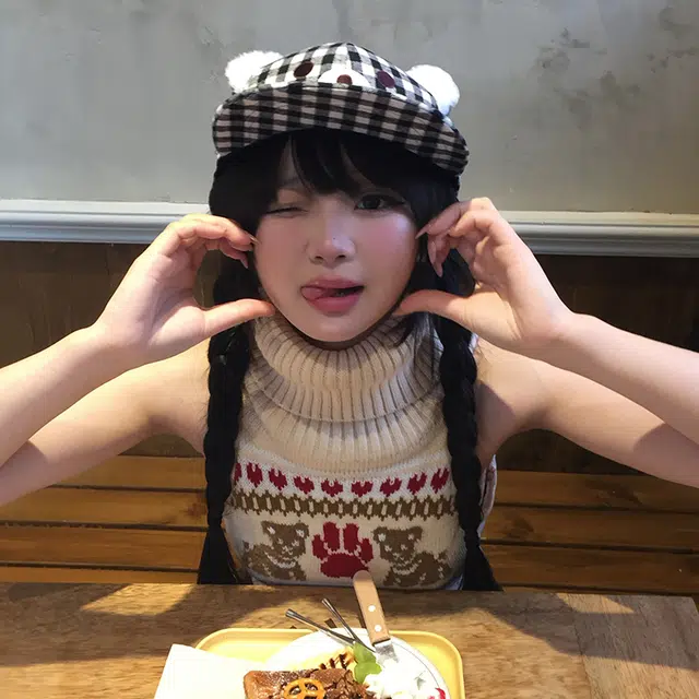 雅鹿 可爱卡通小熊耳朵 户外出行防晒遮阳 时尚潮流百搭大头围显脸小 棉 棒球帽 男女同款情侣款