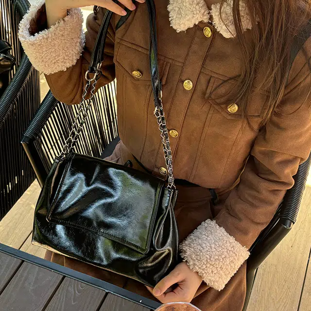 雅鹿 时尚简约高级感百搭 涤纶 单肩包 女款 多色