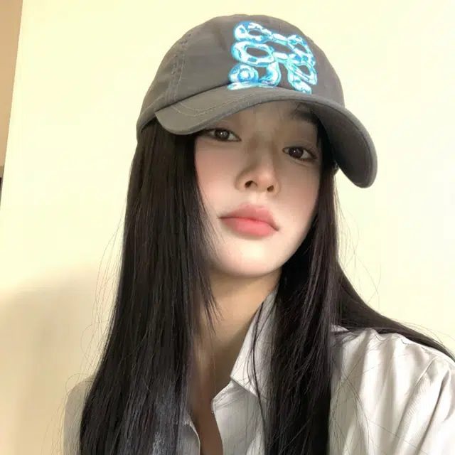雅鹿 蝴蝶结小蛇刺绣印花水洗做旧户外出行防晒遮阳复古小众大头围显脸小 棉 鸭舌帽 男女同款情侣款