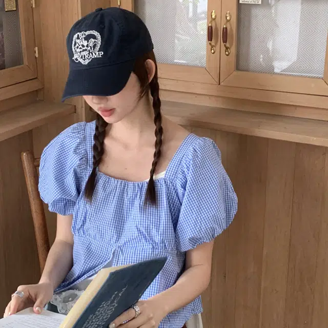 雅鹿 爱心小狗刺绣休闲软顶户外出行运动风防晒遮阳学生时尚百搭大头围显脸小 棉 鸭舌帽 男女同款情侣款