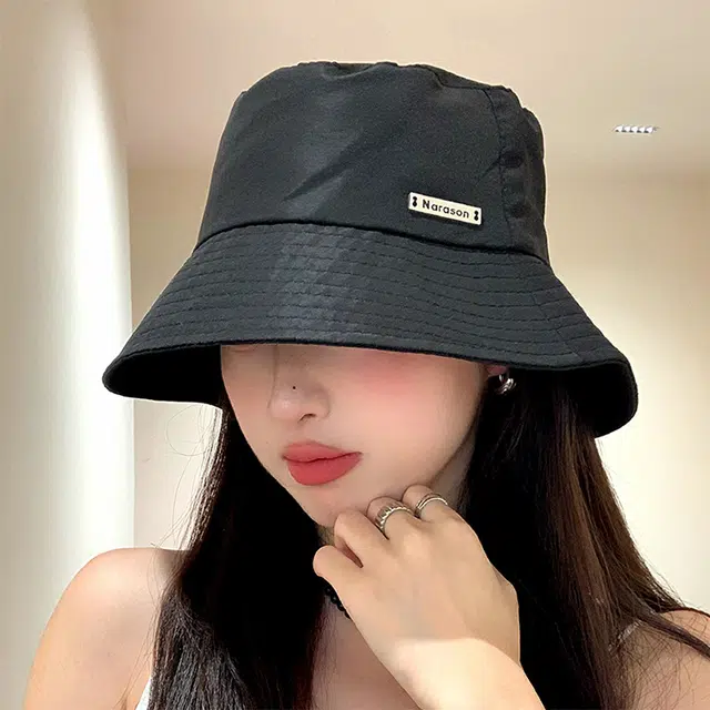 雅鹿 日系休闲简约户外出行防晒遮阳大头围 聚酯纤维 渔夫帽 男女同款情侣款
