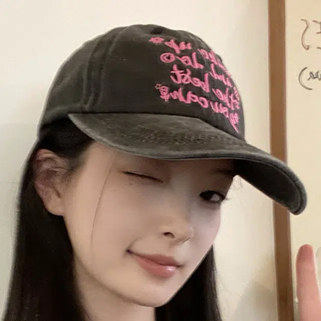 雅鹿 美式复古水洗做旧字母刺绣春夏季休闲学生百搭防晒遮阳大头围显脸小 聚酯纤维 鸭舌帽 男女同款情侣款