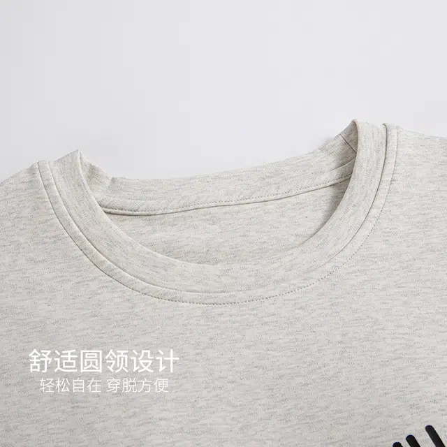 芬腾可安 女夏季带胸垫薄款全棉三件套家居服卡通韩版纯棉短袖格子短裤长裤可外穿学生睡衣套装 女款