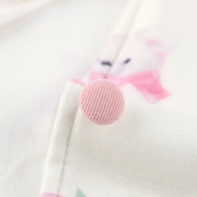 芬腾可安 家居服可爱卡通开衫长袖长裤可外穿休闲甜美睡衣套装 女款 图色