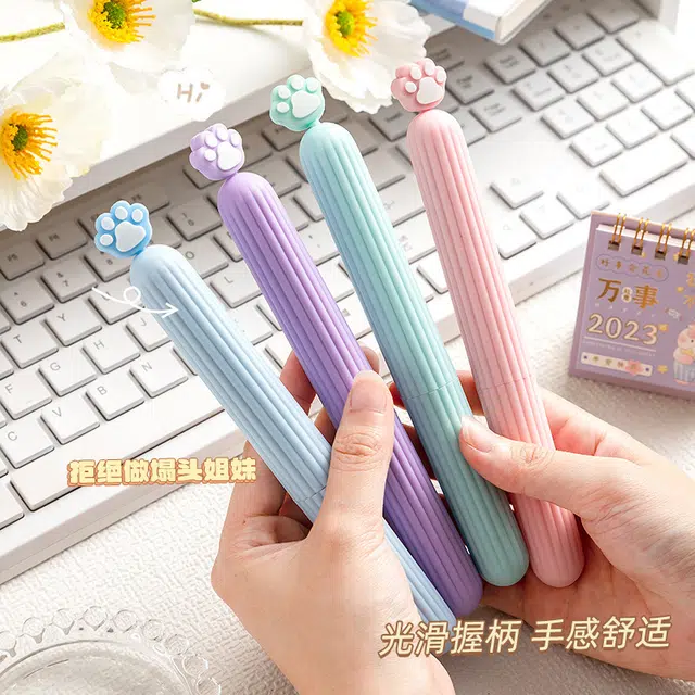 小狸同学  超可爱创意猫爪小梳子 高颜值高品质儿童少女美发造型顺发梳 外出便携小巧笔梳子