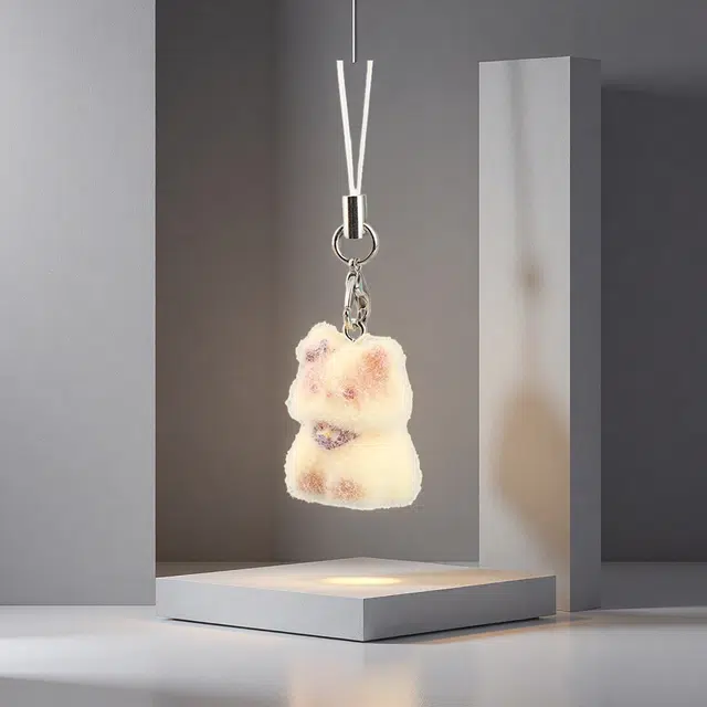 前方大荒野 可爱卡通猫咪萌趣 涤纶 挂件 男女同款情侣款