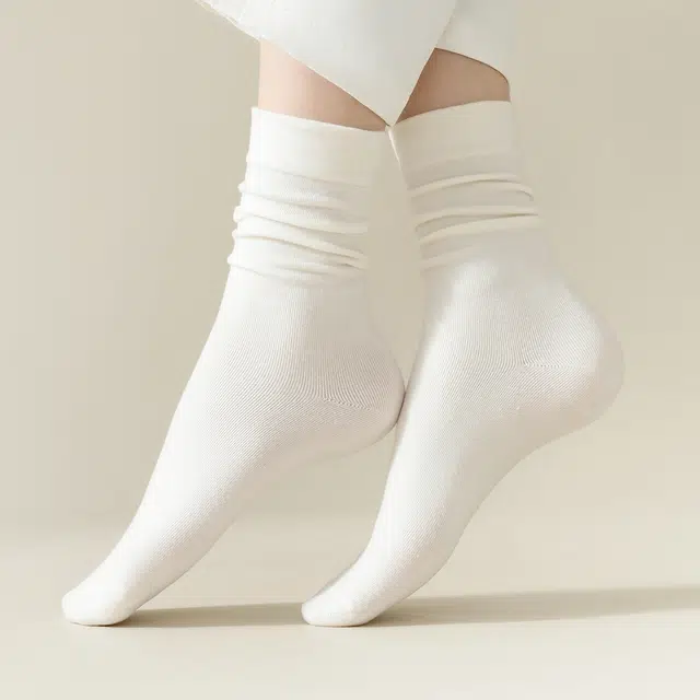 黛梦恋 纯棉吸汗中筒袜 女款 组合装